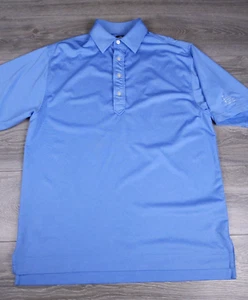 FootJoy FJ Men's M Golf Polo Shirt Blue Riverside - Picture 1 of 10