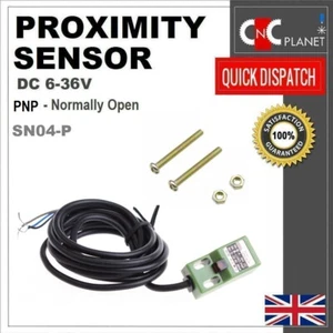 Interruptor de detección de metales sensor de proximidad inductivo SN04-P PNP NO 3 cables CC 6-36V - Imagen 1 de 4