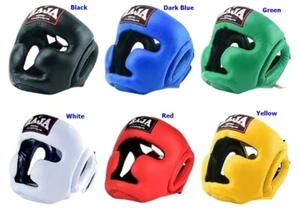 Raja Boxing Head Guard Helmet Muay Thai protector MMA microfiber Made in TH New - Picture 1 of 16
