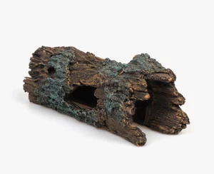 Tree Log Hide Ornament Trunk Tunnel Fish Reptile Tank Resin Aquarium Decoration - Picture 1 of 5