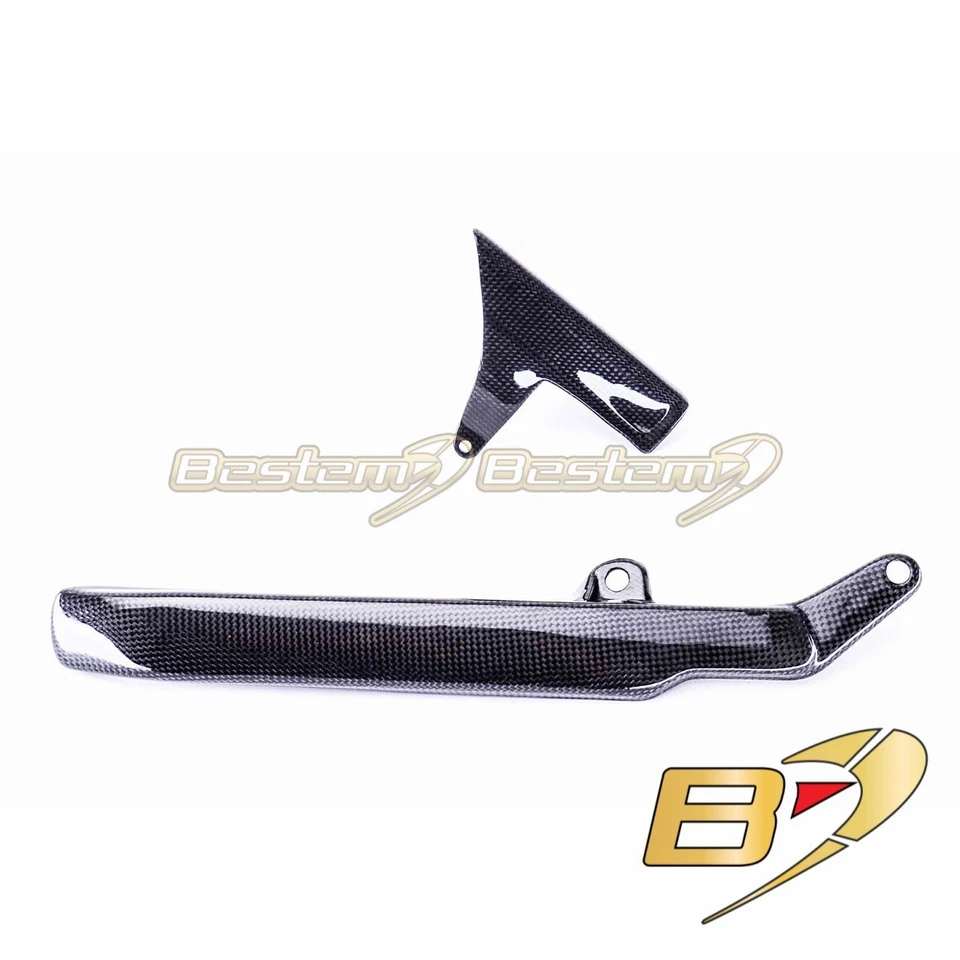 Cubierta protectora de cadena de fibra de carbono Honda CBR1000RR 2004-2007 panel de carenado 2006 2005 Foto 1 de 4