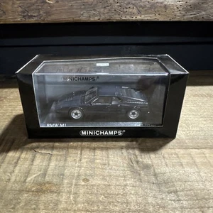 1/43 Bmw M1 dunkelblau Mini Champs - Bild 1 von 3
