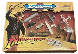 INDIANA JONES MICRO MACHINES~1995~ 10 VEHICLES~INDY FIGURE~GALOOB #74822~RAIDERS - Picture 1 of 10
