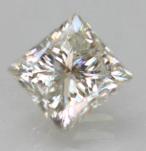 Certified 1.06 Carat G VVS2 Princess Natural Enhanced Loose Diamond 5.34x5.14mm - Picture 1 of 4