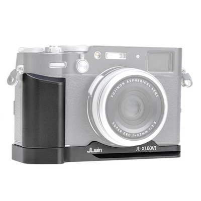 L-Shaped Handle Grip with Quick Release QR Plate for Fuji Fujifilm X100VI Camera - Image 1 of 4