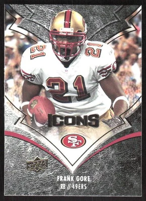 2965I 2008 Upper Deck Icons #84 Frank Gore - Image 1 of 2
