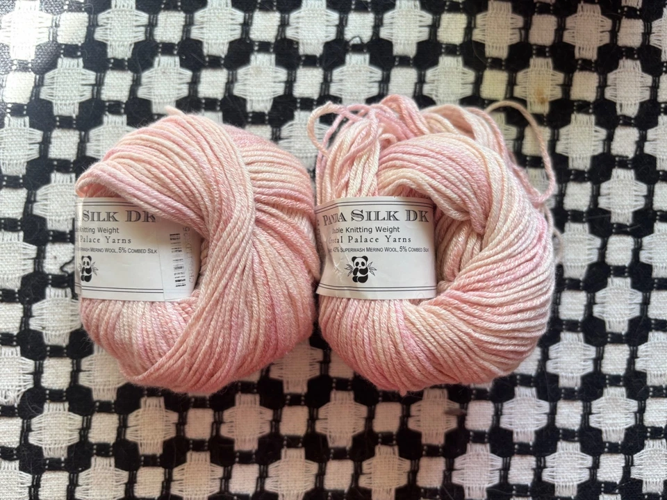 Crystal Palace Yarns Panda Silk DK Bamboo and Wool Yarn - Lot of 2 - Frosted Ros - Image 1 of 4
