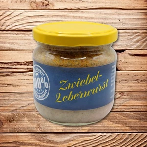 Salchicha de hígado de cebolla en vaso - según receta familiar - 160 g - Imagen 1 de 2