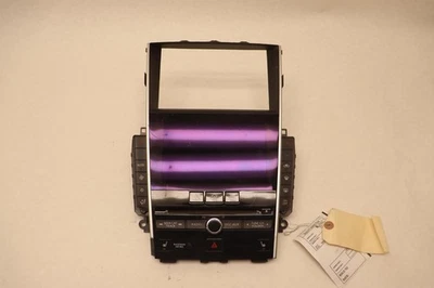 2014-2015 INFINITI Q50 DSAH RADIO CLIMATE HEATER CONTROL W/ DISPLAY SCREEN OEM - Image 1 of 4