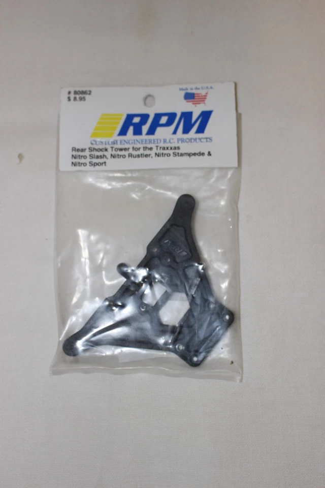 RPM Rear Shock Tower for Traxxas Nitro Rustler, Nitro Slash, Nitro Sport 80862 - Image 1 of 1