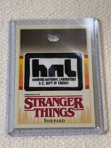 Parche conmemorativo 2018 Topps Stranger Things temporada 1 #P-SP Shepard HNL CASI NUEVO - Imagen 1 de 2
