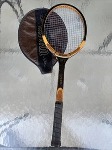 Vintage Wilson Advantage Light 4 3/8 Holz Tennisschläger Racquet Cover - Bild 1 von 12