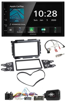 Kenwood Bluetooth Lenkrad DAB USB 2DIN Autoradio für Honda HR-V RU ab 2015 schwa - Bild 1 von 4
