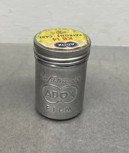 Vintage Adox Aluminum Film Can Canister~ Empty ~ Germany - Picture 1 of 10