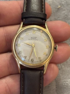 Stunning vintage Tissot Automatic Men’s watch 14k Gold Filled 33mm Non-running - Picture 1 of 18
