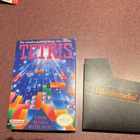 Nintendo Tetris NES Caja Original Manual Incluido Puzzle Juego