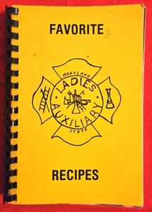 Vintage MARYLAND STATE FIREMEN"S ASSOCIATION 1980 COOKBOOK Recipes Food Baking - Imagen 1 de 6