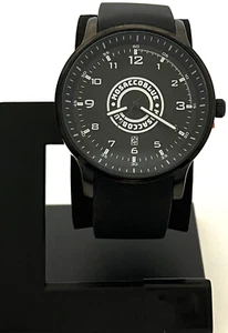 MOSACCOBLUE HERRENUHR AUS LEGIERUNG MIT SCHWARZEM SILIKONBAND V13023BLK - Bild 1 von 10