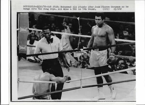Muhammad Ali 4 photos Jean Pierre Coopman Bright Glossy 1976 Vintage Press Photo - Picture 1 of 8