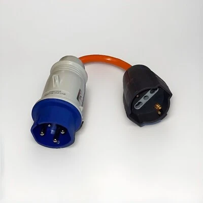 Cavo Ricarica CORTO 10Cm Citroen Ami Scame 3A Spina Schuko Fiat Topolino - Immagine 1 di 4