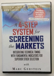 A 4-STEP SYSTEM FOR SCREENING THE MARKETS by Marc Gerstein New Stock Trading DVD - Picture 1 of 2