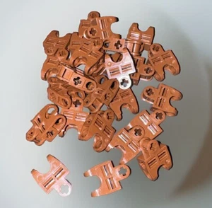 LEGO Bionicles Parts 32174 Technic Axle Connector 2x3 Ball Socket Brown - Picture 1 of 3