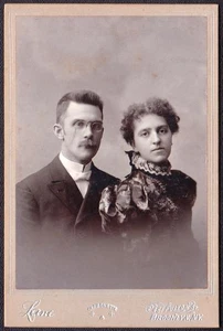 Reverend & Mrs. Frank Grey Cabinet Photo - Brooklyn, New York - Picture 1 of 2