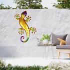 Colorful Lizard Wall Decoration Gecko Plaque Hanging Sculpture Anti Rust Large