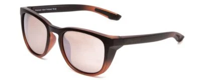 Coyote Offshore Square Polarized Sunglasses Matte Black-Brown/Silver Mirror 53mm - Image 1 of 4
