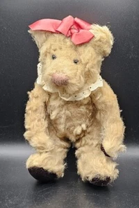 Vtg GRETA ORIGINAL RUSS TEDDY BEAR by CAROL-LYNN ROSSEL WAUGH Chaucer plush - Picture 1 of 4