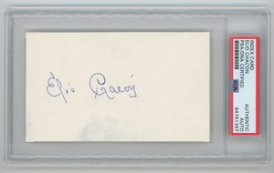  3 x 5 Chacon, Elio 9.5 Signed Index Card 653619 