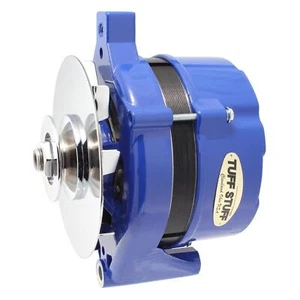 Tuff Stuff 7078NHBLUE Fits Ford Alternator, 70 Amp, Blue W/Chrome - Picture 1 of 4