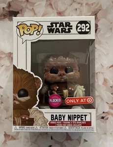 Funko Pop! Star Wars - BABY NIPPET Bobble-head #292 Flocked Target Exclusive - Picture 1 of 8