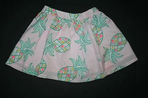 New Gymboree Girls 5 year Skirt Lined Light Pink w Pineapple Print Island Cruise - Picture 1 of 1