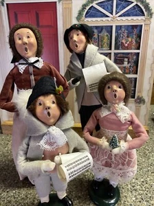 Byers Choice 1986 Matching Victorian Family Of 4  - Bild 1 von 8