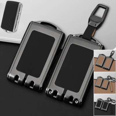 Zinc Alloy Leather Car Key Case Cover For Volvo XC60 XC90 S60 S90 V90 T5 T6 T8  Foto 1 de 4