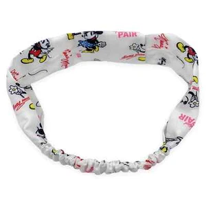 Disney Store Mickey Minnie Mouse Pattern Classic Wrap Headband Adults One Size - Picture 1 of 2
