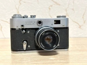 FED 2 Vintage 35mm Film Camera Rangefinder Lens Industar-61 ussr Soviet - Picture 1 of 12