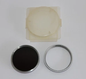 Leitz Leica R.M Red Medium GFEOO Summitar filter & SOOQR E39 39mm Adapter. - Picture 1 of 8