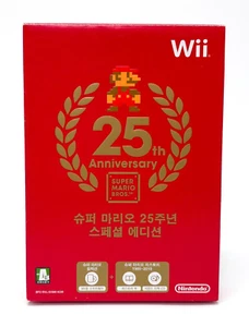 Super Mario Bros 25th Anniversary Nintendo Wii KOR 🔒 Sealed 🔒 - Picture 1 of 8