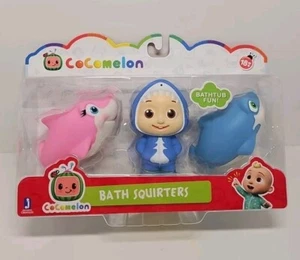 CoComelon Bath Squirters w/ JJ Character Toy & Pink and Blue Sharks New In Box! - Picture 1 of 2