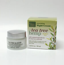 Dead Sea Moisturizing Tea Tree & Hemp Night Cream 1.69 oz / 50 mL Paraben Free
