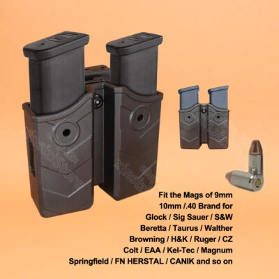 PT92 AF G2C G3 Double Mag Magazine Holster For Taurus G2 G3C GX4 PT111 TH9 PT140 - Image 1 of 4