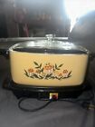 Vintage Sears Merry Mushroom Slow Cooker Crock Pot 6 Quart Working