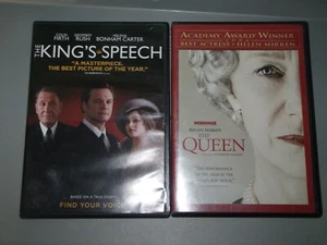 Lot Of 2 DVD Movies The King's Speech Rated R & The Queen Rated PG 13 - Picture 1 of 2