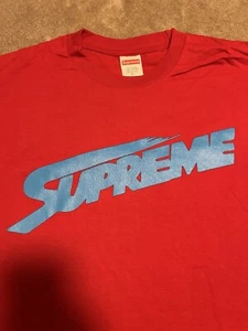 Supreme Mont Blanc Tee T-Shirt Size L Red FW23 - Picture 1 of 3