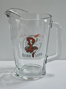 Vintage Miller High Life Beer Pitcher Lady On Moon Made in U.S.A RARE Breweriana - Picture 1 of 10