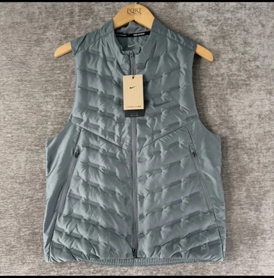 New Nike Therma-FIT ADV Repel Down Running Vest FB7542-084 Full Zip Size XL TALL - Image 1 of 4