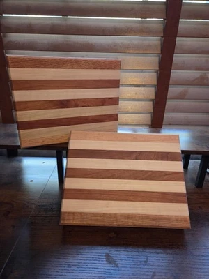 Butcher Block Mini Cutting Board Cherry, Red Oak, Yellow Poplar - Image 1 of 4