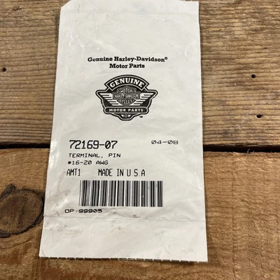 Pin terminal Harley Davidson 72169-07 #16-20 AWG OEM NOS Foto 1 de 4